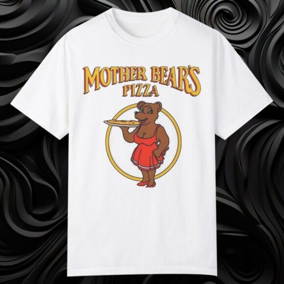 Mother Bears Pizza Parlor Style Retro Restaurant Graphic T-Shirt - Picture 1 of 5
